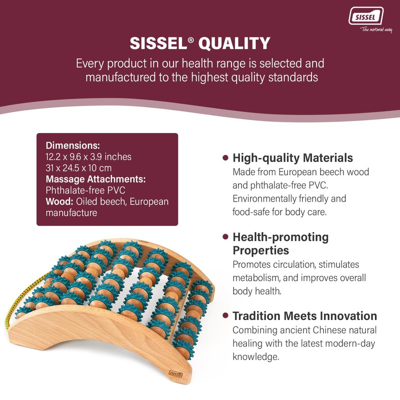 SISSEL Fit-Roller Uno-Foot Roller | Muscle Relaxation and Circulation Enhancement