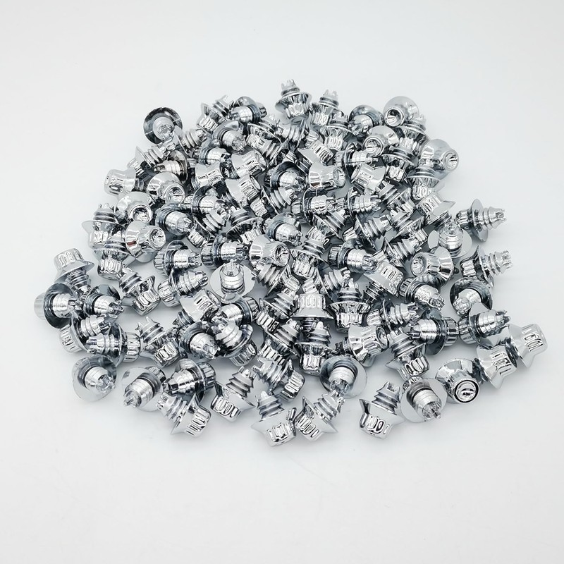 100pcs Wheel Cap Universal Wheel Rivets Nuts Wheel Rims Alloy