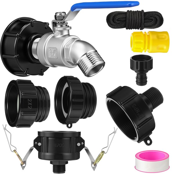 Duraaamo IBC Tote Adapter 275-330 Gallon IBC Tote Water Tank