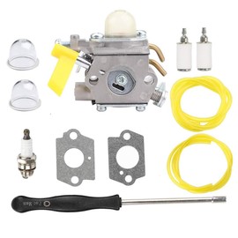 Hippotech 308054043 Carburador para Homelite UT32601 UT32601A UT32605 UT32651 UT32651A UT32655 26cc para Ryobi RY09800 RY28021 RY28041 RY28000041 5 mmer