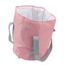 Foldable Foot Tub Polyester Double Layer Collapsible Camping Bucket with