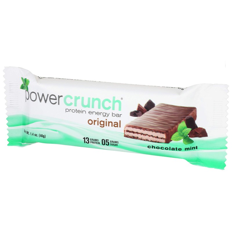 Power Crunch Original Chocolate Mint Protein Bar,1.4 Ounce,1 Bar
