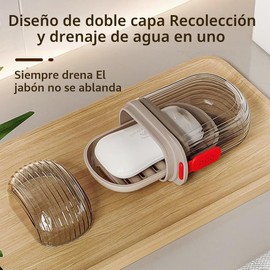 Jabonera de Viaje Antiderrames con Drenaje LJ-CL CL-XJJ
