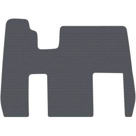 Lloyd Mats 1PC Rubber Cab Mat Fits Kenworth '85-2000 T600/800 W900-Aerodyne-Air pass seat