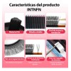 Pestañas Postizas Itntfn 4d Forma U Naturales Y Voluminosas