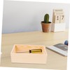 TEHAUX Box Solid Wood Storage Box with Handles Small Tool