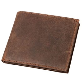 Alassio 42241 - Wallet in Landscape Format, Men's and Women's Genuine Leather Wallet with Coin Compartment, 2 Note Compartments and 7 Card Slots for Credit Cards, Wallet in Brown, Wallet Approx. 10 x