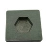 2 oz Hexagon Gold Bar High Density Graphite Mold 1