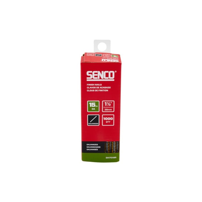 SENCO DA17EABR 34 Degree Collated Finish Nails, 15 Gauge, 1-1/2