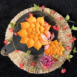 VOSTEEN 1 x Flower Garland 170 cm Pink – Summer Decoration Indoor High-Quality and Elegant – Decoration Spring Easter Garlands