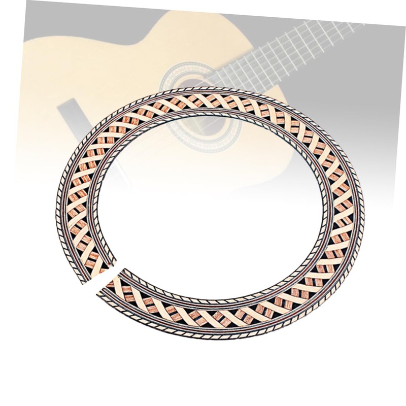 SAFIGLE Wooden Guitar Rosette Curved Strips for Sound Hole Inlay
