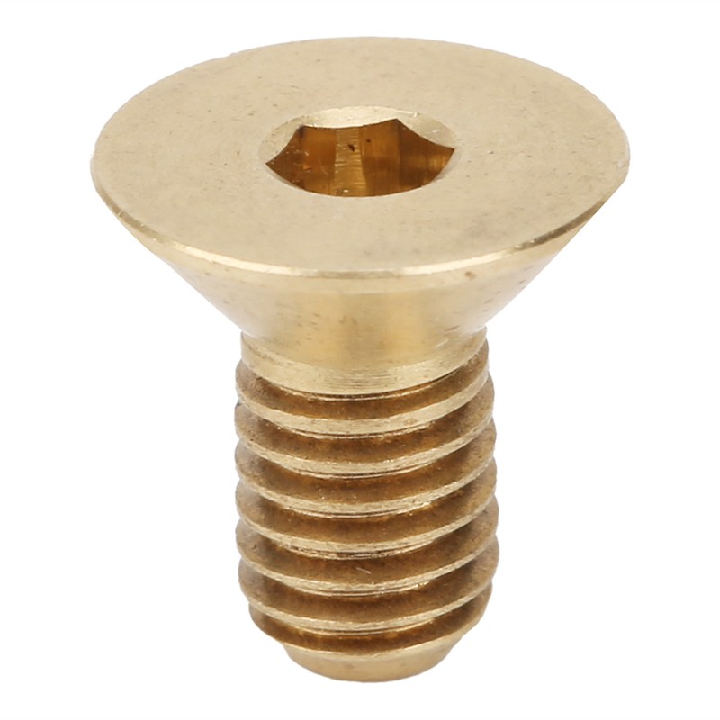 50Pcs Flat Hex Socket Screw M3 Pure Copper Countersunk Head