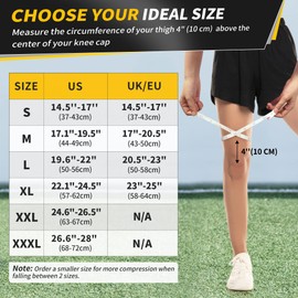 CAMBIVO 2 x Knee Support for Women and Men, Orthopaedic Knee Brace Helpful Recovery for Meniscus Tears, ACL and Arthritis, Bandage Knee for Running, Hiking, Jogging, Sports, Volleyball