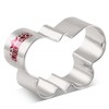 LILIAO Mini Butterfly Cookie Cutter, 2.7 x 1.8 inch, Stainless