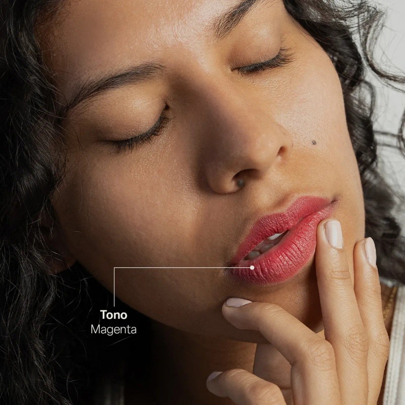 Labial Hidratante Natural Teia Cosméticos Naturales Color Magenta