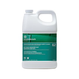 Sustainable Earth By Staples #62 Floor Care High Performance Carpet Cleaner, 1 Gallon, 4/Ct (Seb620001-B-Ct)