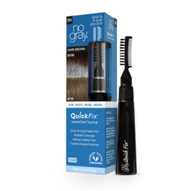 No Gray Quick Fix, 3N Dark Brown, Instantly Hide Gray, Silver & White Hair, Easy to Use Applicator, Compact & Travel Friendly, Vegan & Cruelty Free
