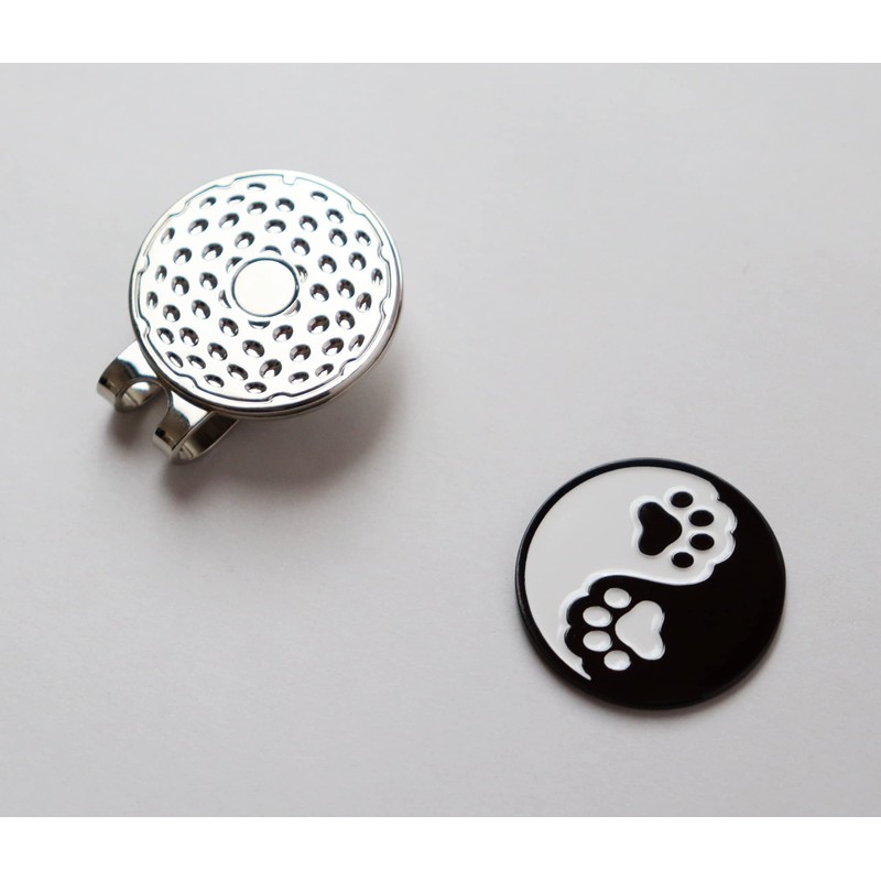 Golf Marker Paw Tao Mark Hat Clip Magnet Detachable Dog