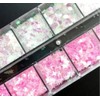 AddFavor 4 Boxes Holographic Nail Sequins Mixed Shapes Iridescent Glitter