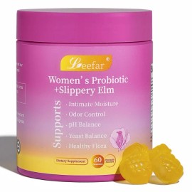 LEEFAR Her JuicyFeminine Probiotics Gummies 60 ct probiotics women