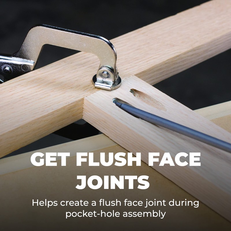 Kreg KHC-MICRO Face Clamp - 2-Inch Pocket-Hole Clamp for Flush