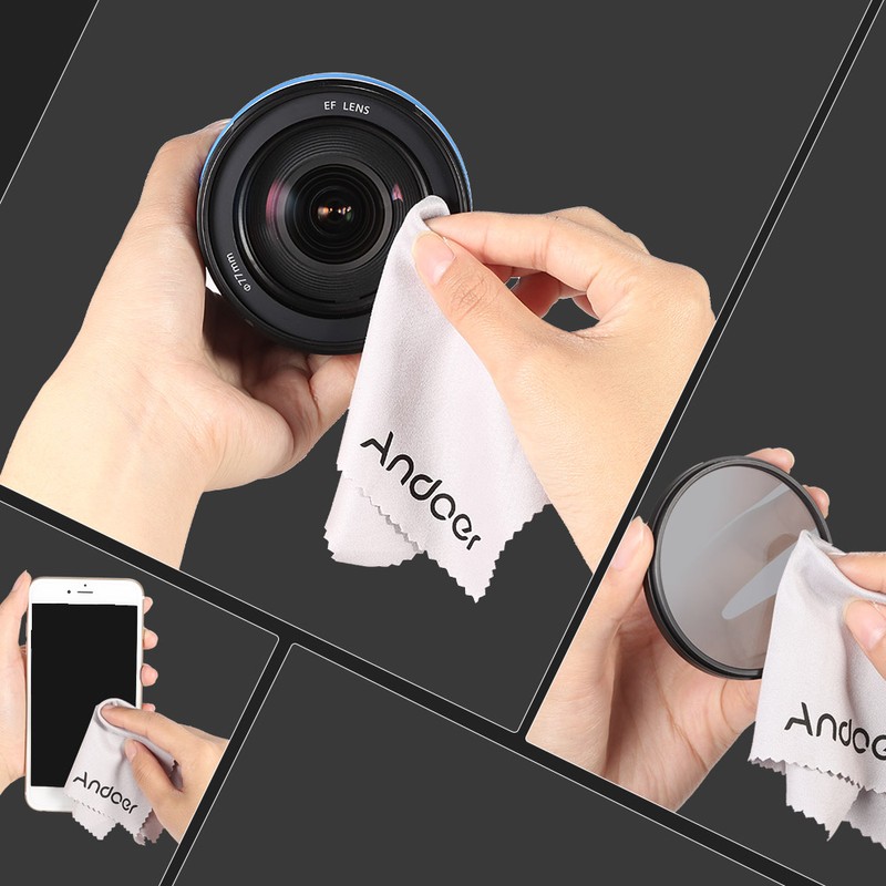 Andoer 72mm Lens Filter Kit UV+CPL+FLD+ND(ND2 ND4 ND8) with Carry