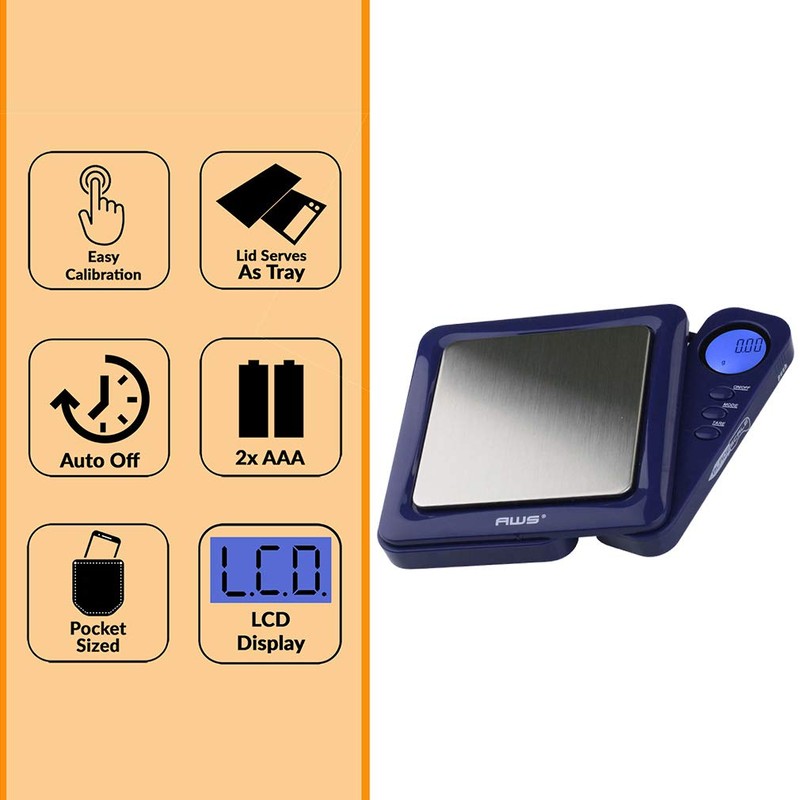 American Weigh Scales Blade Series Digital Precision Pocket Weight Scale,