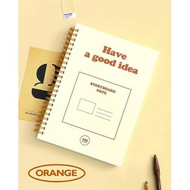 Storyboard Idea Spiral Notebook (Orange)