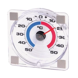 Westmark 2 Window Thermometers, Measuring Range from -50 °C to +50 °C, Plastic, White/Red/Blue, 521222E3