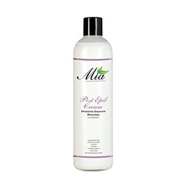 After-hair emulsion with menthol, post-depilatory cream, removes wax residues, milk after professional treatment for beautician - 500 ml bottle