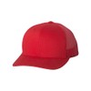 Yupoong Flexfit 6606,6606T Retro Trucker Hat (Red)