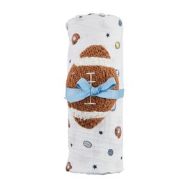 Mud Pie Children's Sports Swaddle and Rattle