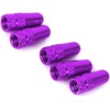 5 x Purple Bicycle Presta Valve Caps Bicycle Valve Caps