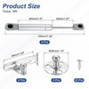 sourcing map 4Pcs Lid Support Hinges, 6 Inch 30N Gas