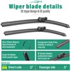 22" 21" Windshield Wiper Blades Replacement for Ford Maverick 2022