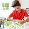 1 Piece of Frog Pattern Note Pad, 6 Pens and
