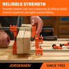 JORGENSEN 2-pack Steel Bar Clamps Set, 12-inch Medium Duty, 600