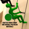 Climbing Man Wall Art for Home Decor with 30” Leather