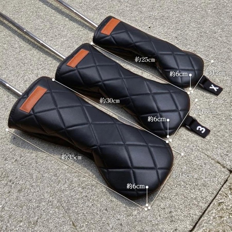 Headcover Set Driver Headcover Wood Cover Utility Golf Headcover UT