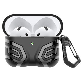 YAODLE AirPods 4 Case, 4th Generation, (2024), Air Pods 4 TPU Protective Case, Breakaway Air Pods 4 Case, "Mechanical" Cover for Air Pods Pro, Drop, Shock, Absorbent, Toughness Design, Scratch