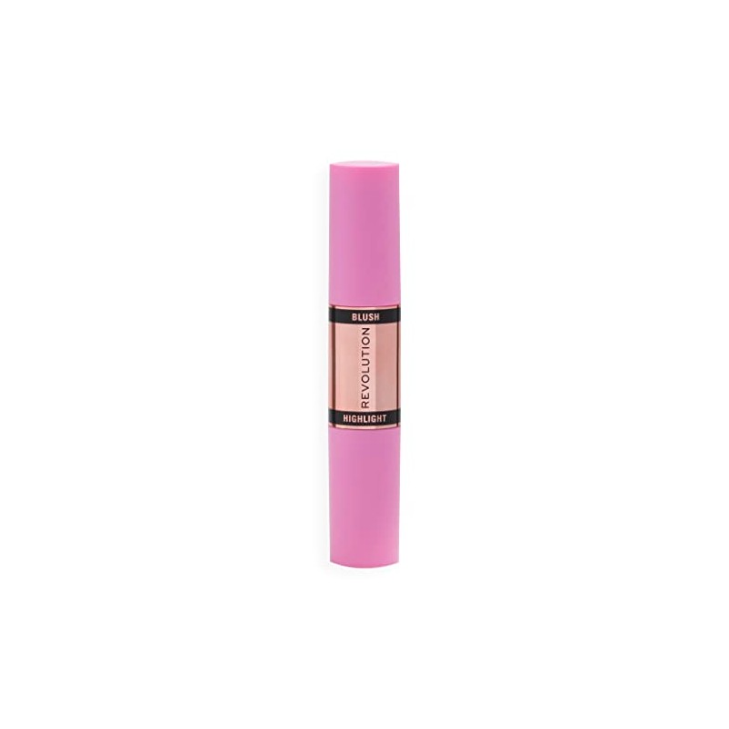 Revolution Beauty London, Blush Stick and Illuminator, Champagne Shine, Blush