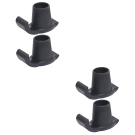 Minkissy 2sets Heavy Duty Walker Skis Walker Ski Glides Slip Nonstick Crutch Tips 2pcs*2