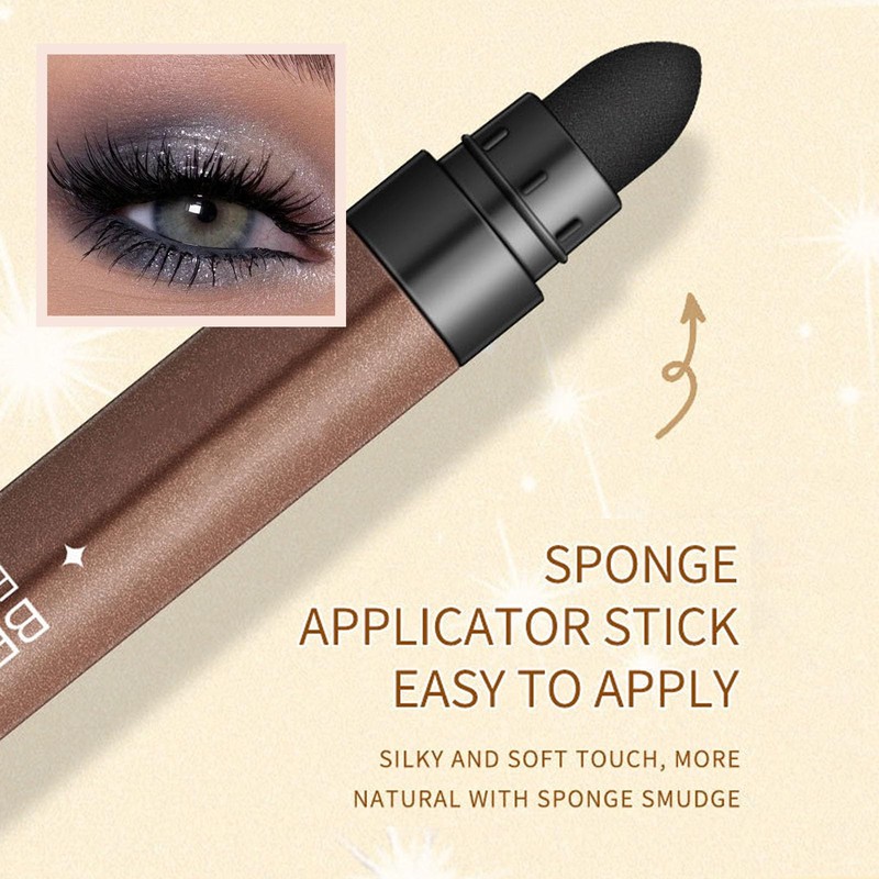 Pearl White Eyeshadow Stick, Metallic Highlight Pencil Crayon Brighten Pen