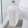 Yesdate Cubo de basura de 3,5 galones con tapa basculable,