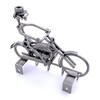 STEEMO Screwman Motorcycle Biker Key Holder 5 Key Hooks Silver