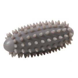 Togu Knobbed Long Spiky Massage Ball - Silver, 11 x 5 cm