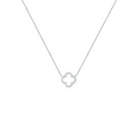 Elli 0105472314 Women's Necklace 925 Sterling Silver and White Crystal Cubic Zirconia white
