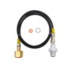 rovrai CO2 Adaptor Hose High Pressure 1.5 m for Grohe