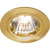Knightsbridge IP20 230V/12V GU10/MR16 Brass Recessed Fixed Twist & Lock