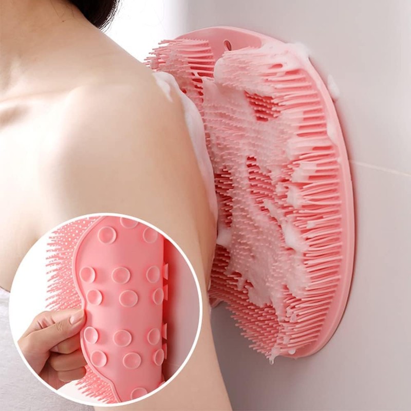 Alfombrilla de silicona exfoliante para pies y espalda, versión mejorada